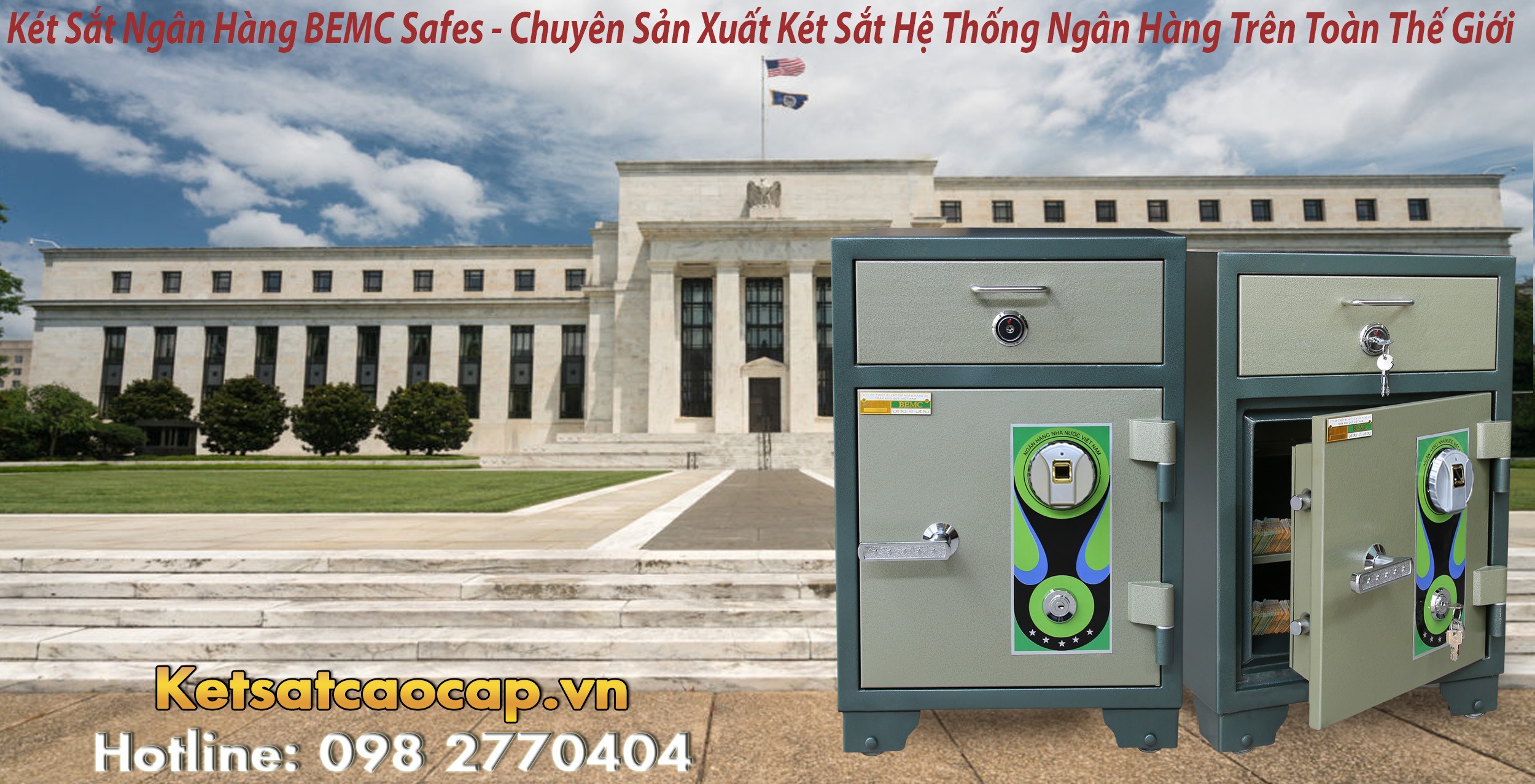 hình ảnh sản phẩm Két Sắt Vân Tay Bank Safes BEMC 710 F Khuyến Mãi Cực Lớn Trong Năm